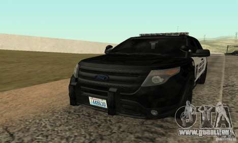 Ford Police Interceptor Utility 2011 pour GTA San Andreas