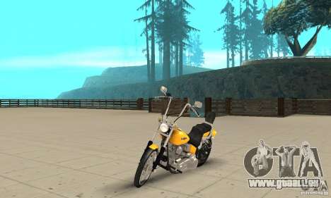 Harley Davidson softail Skin 1 pour GTA San Andreas