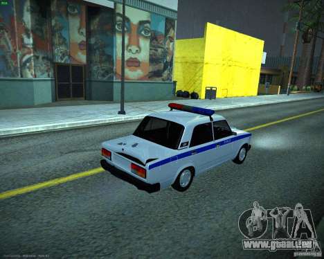 VAZ 2107 Police pour GTA San Andreas