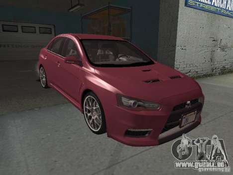 Mitsubishi Evolution X Stock-Tunable für GTA San Andreas