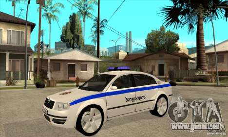 Skoda SuperB GEO Police pour GTA San Andreas