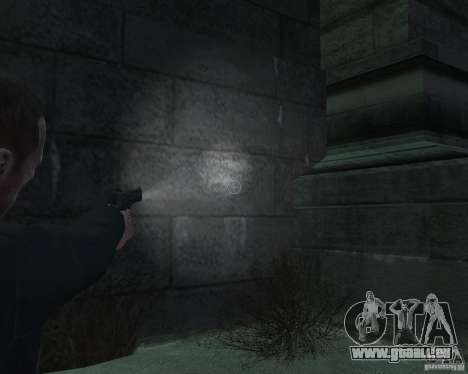 Flashlight for Weapons v 2.0 pour GTA 4