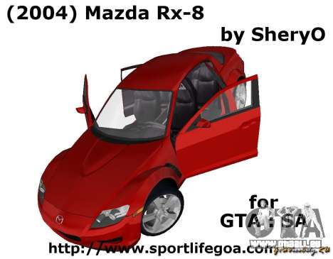 Mazda RX-8 für GTA San Andreas
