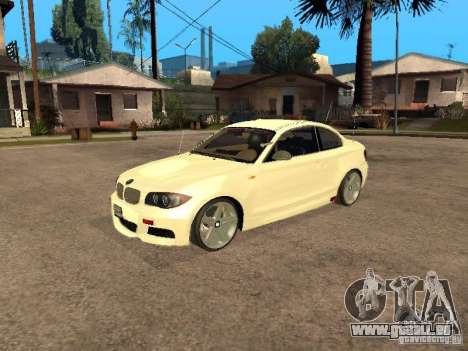 Bmw 135i coupe Police pour GTA San Andreas
