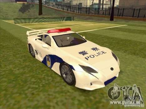 Lexus LF-A China Police pour GTA San Andreas
