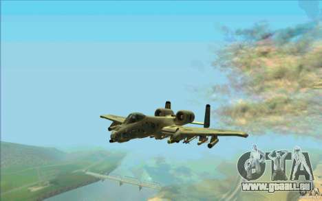 A-10 Warthog für GTA San Andreas