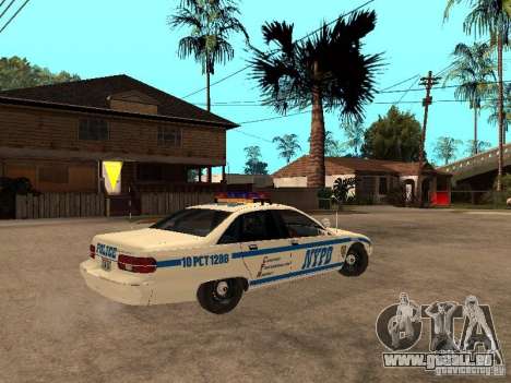 NYPD Chevrolet Caprice Marked Cruiser pour GTA San Andreas