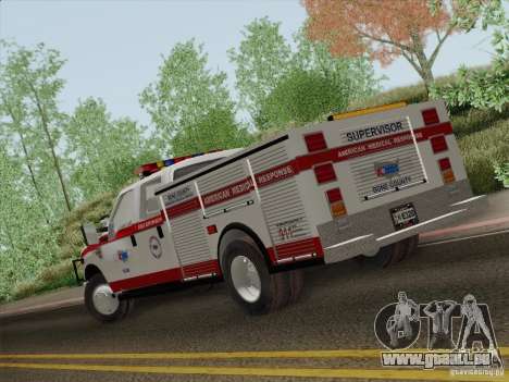 Ford F-350 AMR Supervisor pour GTA San Andreas
