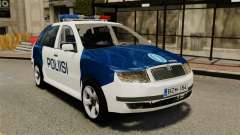 Skoda Fabia Combi Finnish Police ELS pour GTA 4