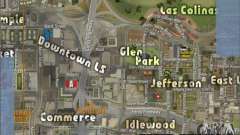 Die neue Karte und radar für GTA San Andreas