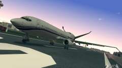 Boeing 737 Iron Man Bussines Jet für GTA San Andreas