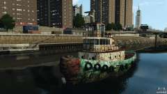 Realistic Rusty Tugboat für GTA 4