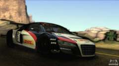Audi R8 LMS Grau für GTA San Andreas