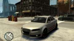 Audi RS4 d'argent pour GTA 4