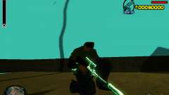 Blue weapons pack pour GTA San Andreas