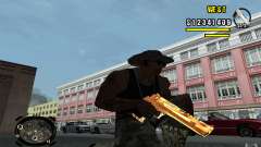 Gold Weapon Pack v 2.1 für GTA San Andreas