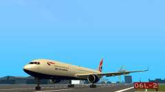 Boeing 767-300 British Airways für GTA San Andreas