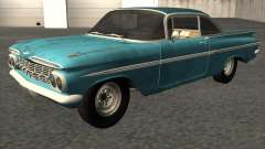 Chevrolet Impala Coupe 1959 Used pour GTA San Andreas