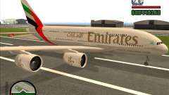 Boeing Emirates Airlines für GTA San Andreas