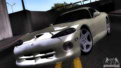Dodge Viper blanc pour GTA San Andreas
