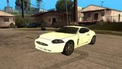 Jaguar XK blanc pour GTA San Andreas