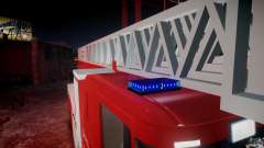 Scania Fire Ladder v1.1 Emerglights blue-red ELS für GTA 4