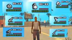 New Weapon Icon Pack für GTA San Andreas