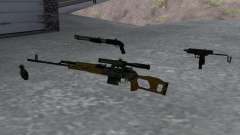 Pak inländischen Waffen Version 4 für GTA San Andreas