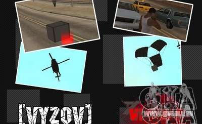 Appeler des hélicoptères avec munitions pour GTA San Andreas