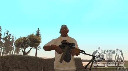 La portable mitrailleuse Kalachnikov pour GTA San Andreas