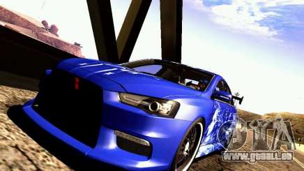 Mitsubishi Lancer EVO X Juiced2 HIN für GTA San Andreas