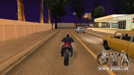 Moto saut dans ma voiture pour GTA San Andreas