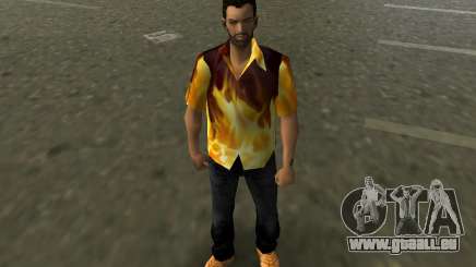 Chemise avec flammes pour GTA Vice City