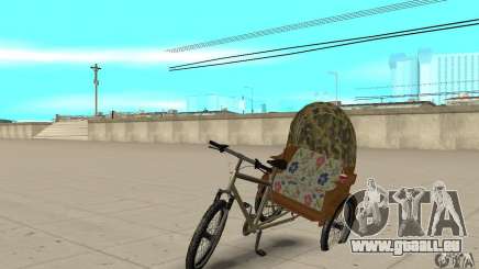 Manual Rickshaw v2 Skin2 für GTA San Andreas