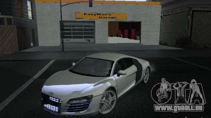 Audi R8 weiß für GTA San Andreas