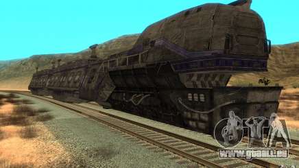 Un train reliant le jeu Aliens vs Predator v1 pour GTA San Andreas