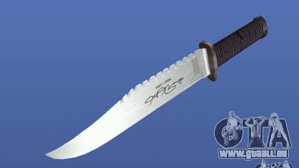 Rambo-Messer mit Signatur für GTA 4
