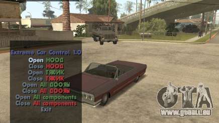 Extreme Car Mod (Single Player) pour GTA San Andreas