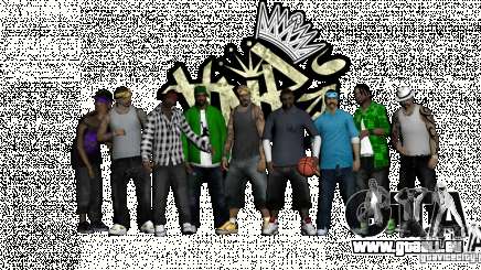 Skins Pack By AnRi pour GTA San Andreas