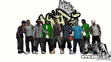 Skins Pack By AnRi pour GTA San Andreas