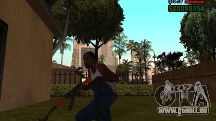 AK-47 avec baïonnette pour GTA San Andreas