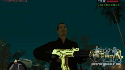 AK-47 Gold pour GTA San Andreas