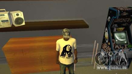 T-shirt Bob Marley pour GTA San Andreas