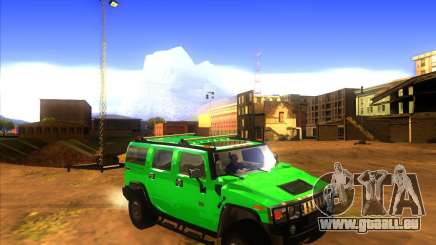 Hummer H2 updated für GTA San Andreas