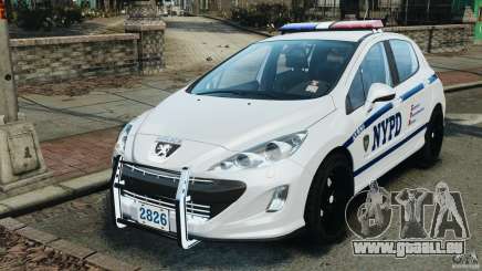 Peugeot 308 GTi 2011 Police v1.1 pour GTA 4