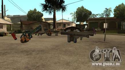 Armes pour GTA San Andreas