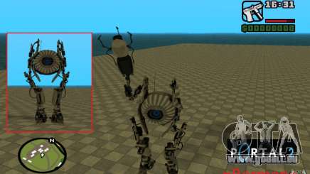 Roboter von Portal 2 # 1 für GTA San Andreas