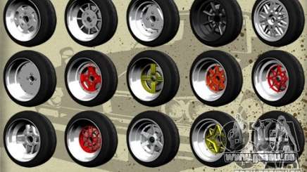 Old School Rims Pack für GTA San Andreas