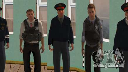 Skin Pack für die russischen internen Angelegenheiten für GTA San Andreas