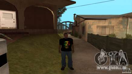 Bob Marley t-shirt für GTA San Andreas